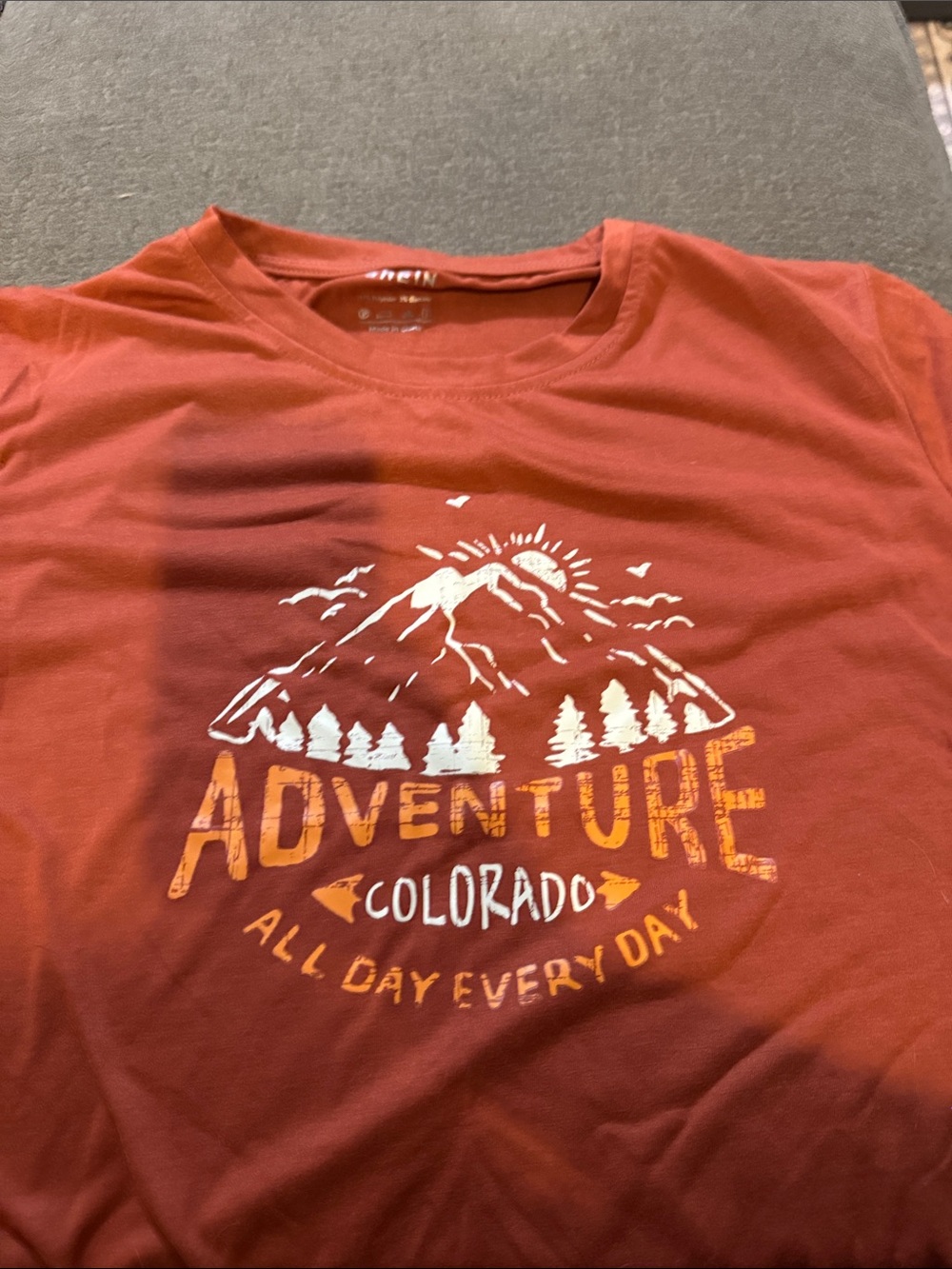 Adventure Colorado Graphic T-Shirt - Rust Red